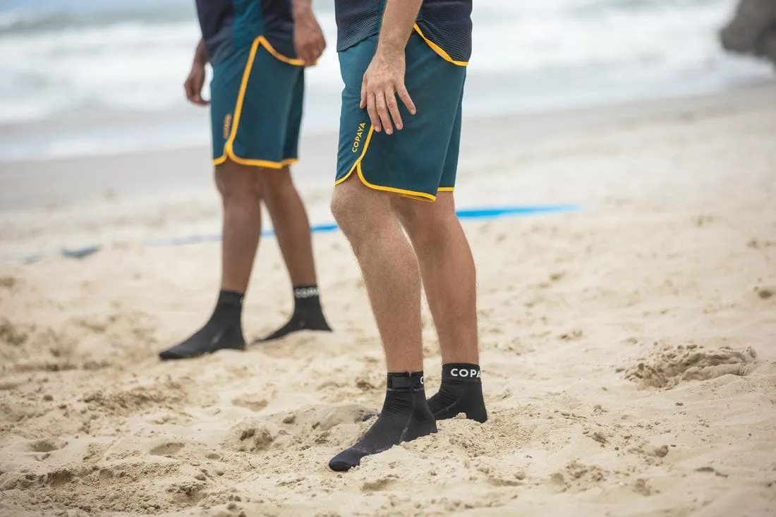 Chaussettes de beach-volley adulte BVSocks500 noires
