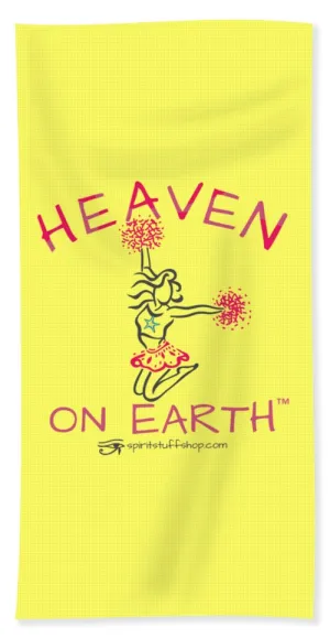 Cheerleading Heaven On Earth - Beach Towel