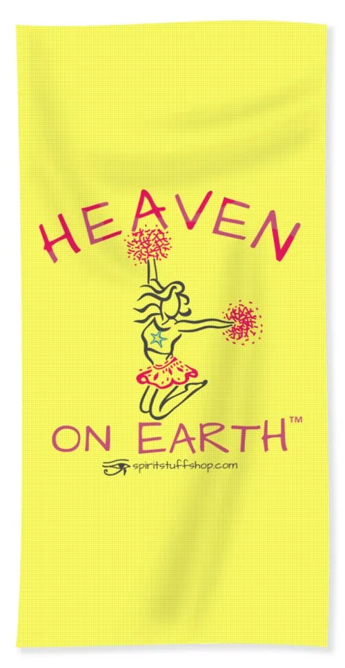 Cheerleading Heaven On Earth - Beach Towel