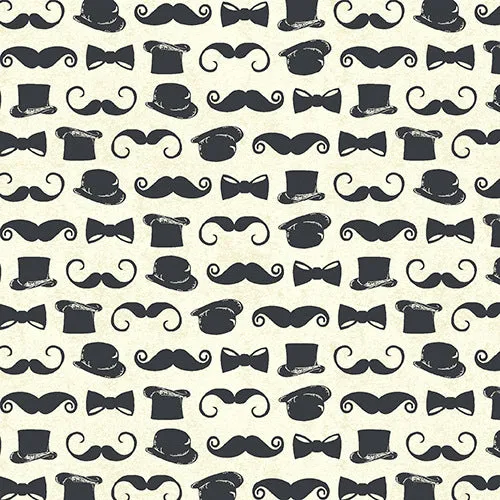 Chillingsworths Bicycle Race Fashion Necessities in Cream by Andover Fabrics