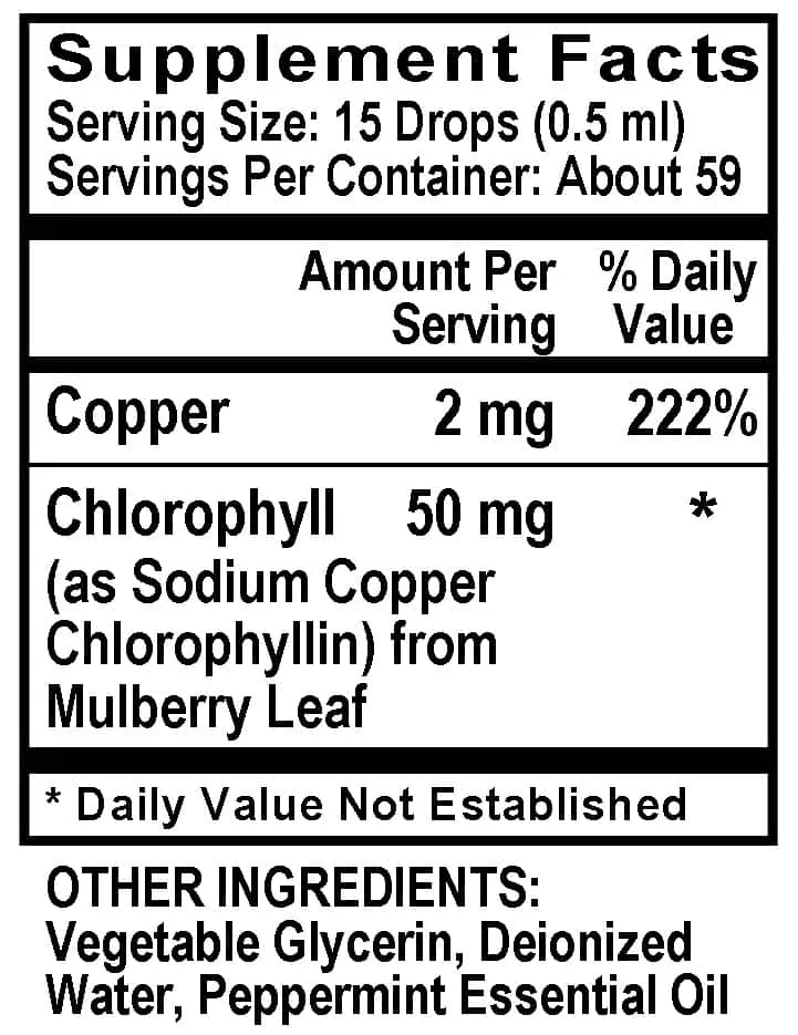 Chlorophyll Formula, oz