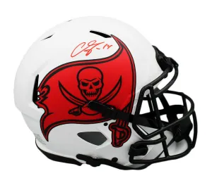Chris Godwin Signed Tampa Bay Buccaneers Speed Authentic Lunar NFL Helmet