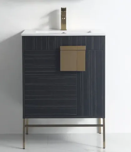CL-102DG-24ZI  24" Tennant Brand Kuro Minimalistic Dawn Gray Bathroom Vanity