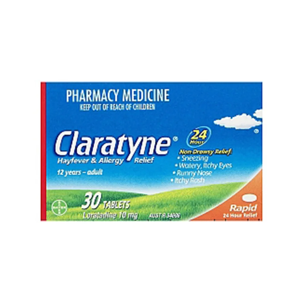 Claratyne 10mg  30 tablets