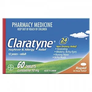 Claratyne Tabs 10mg 60s