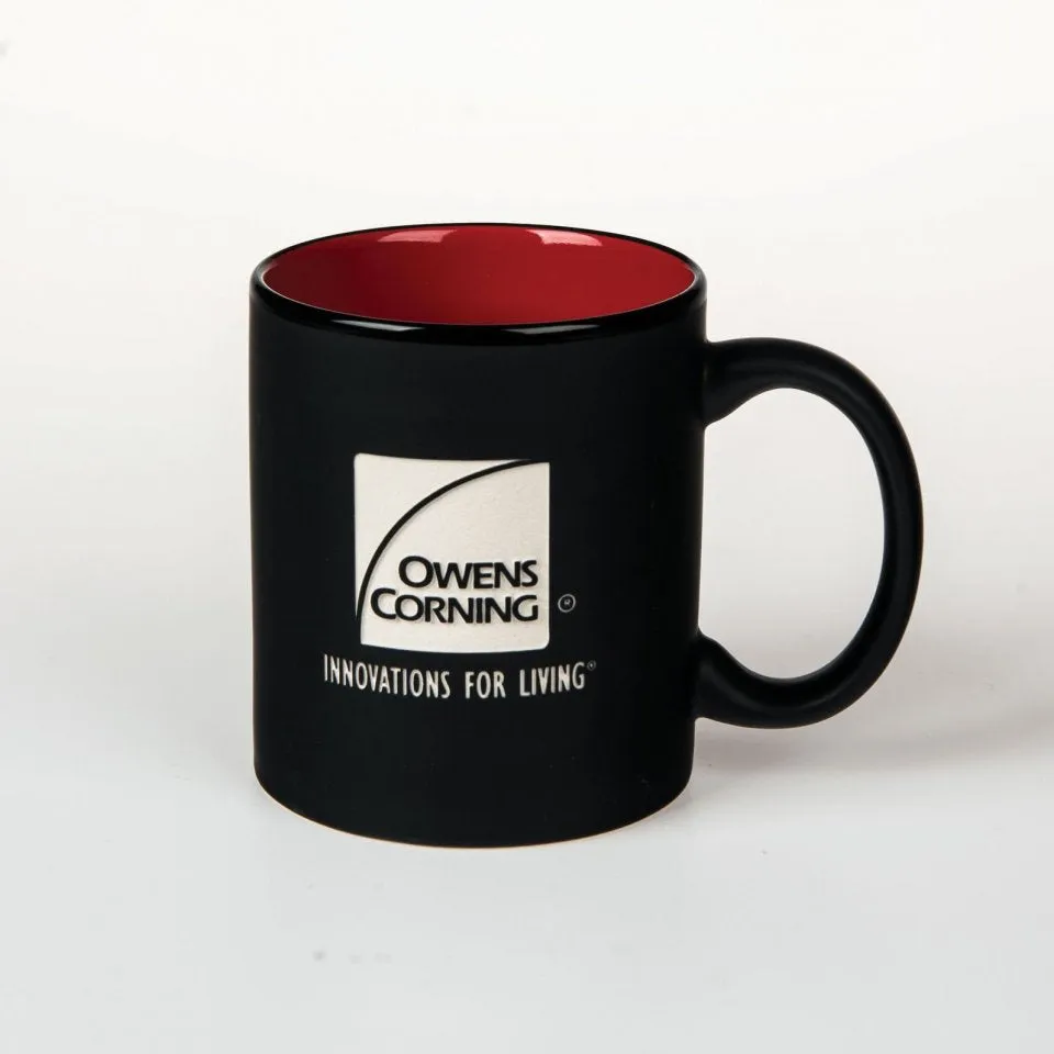 Classic Ceramic Glass Mug, Set of 2(11 oz) - Item #2809J