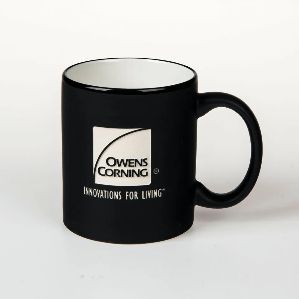 Classic Ceramic Glass Mug, Set of 2(11 oz) - Item #2809J