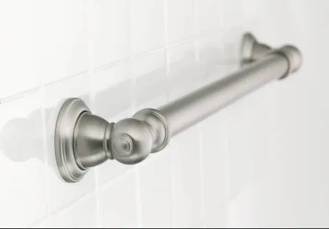 Classic Designer Grab Bars Brushed Nickel