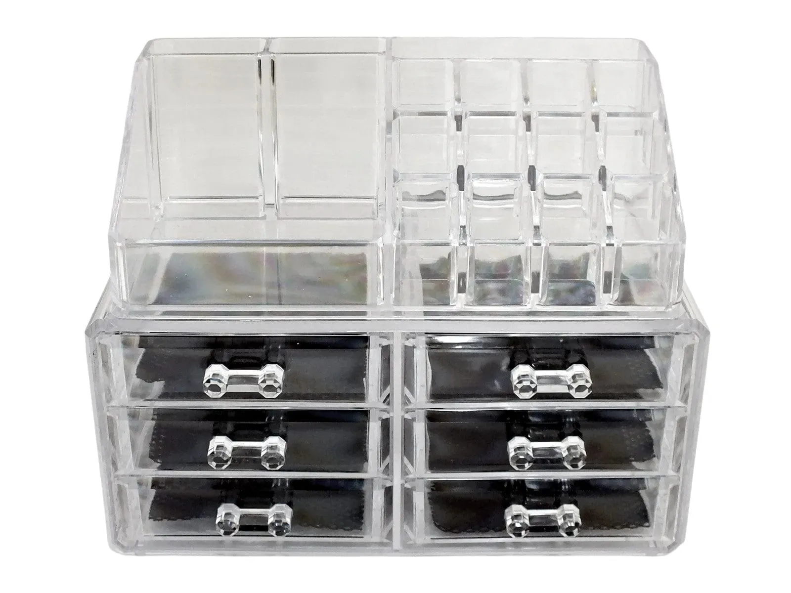 Clear Acrylic 6 Drawer Cosmetic Organiser Make Up Storage Box