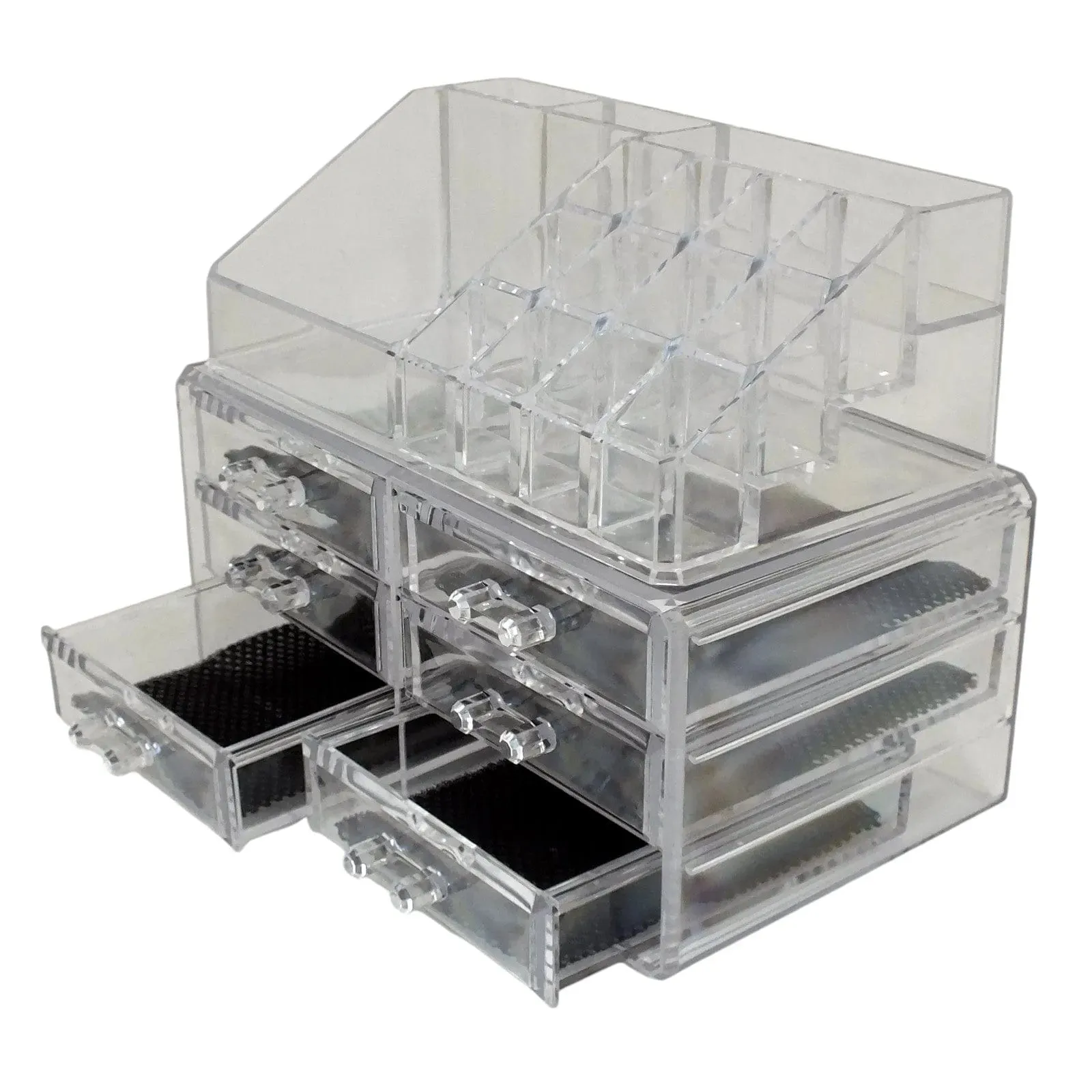 Clear Acrylic 6 Drawer Cosmetic Organiser Make Up Storage Box