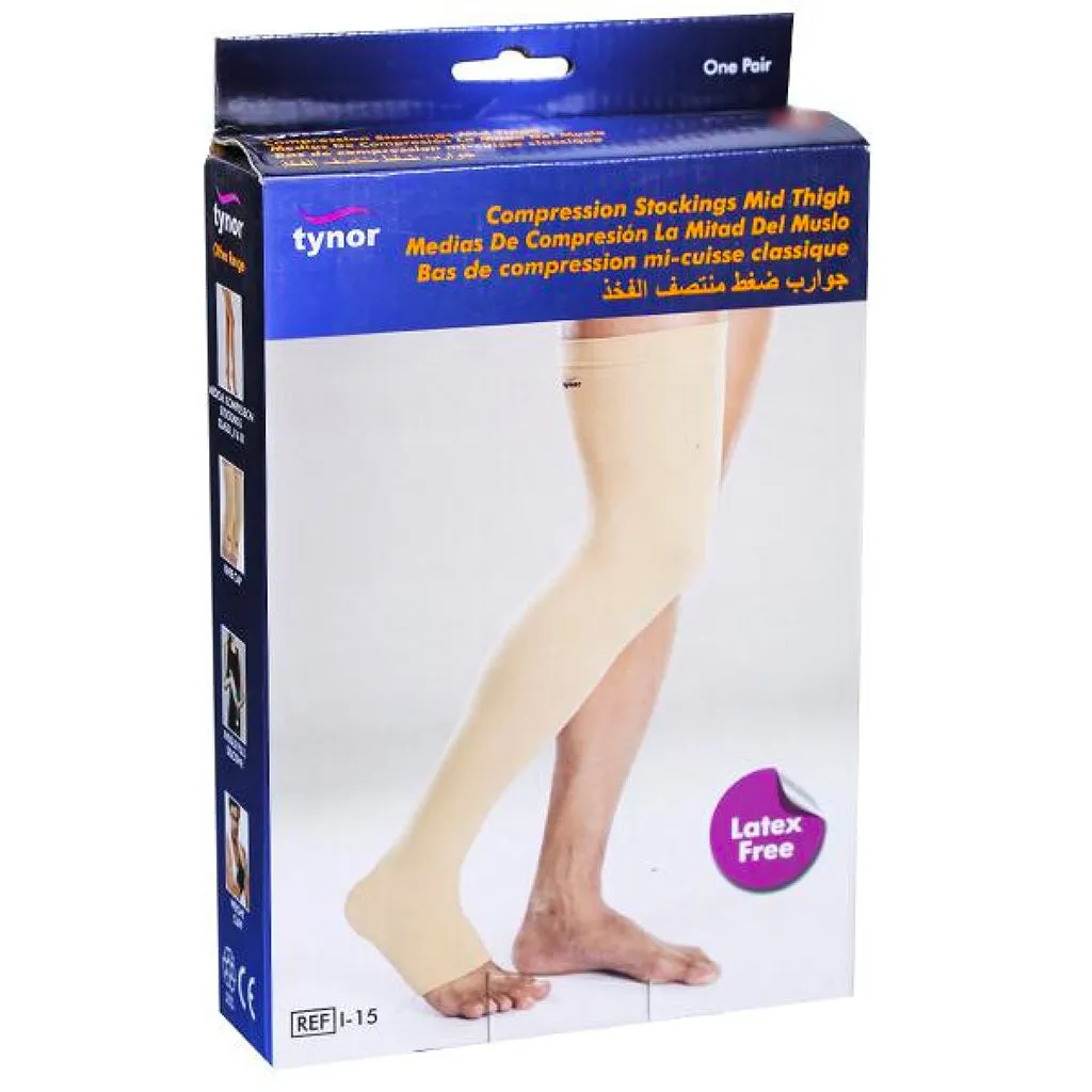 Compression Stocking Mid Thigh Classic (Pair)