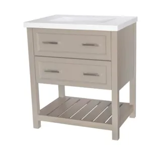 CONTEMPORARY 30" GRAY BASE ONLY