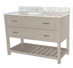 CONTEMPORARY 48" GRAY BASE ONLY