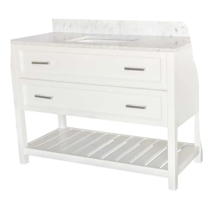 CONTEMPORARY 48" WHITE BASE ONLY