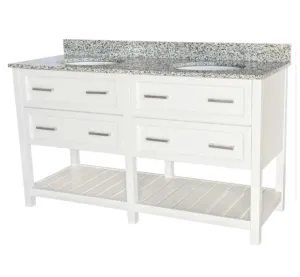 CONTEMPORARY 60" WHITE BASE ONLY