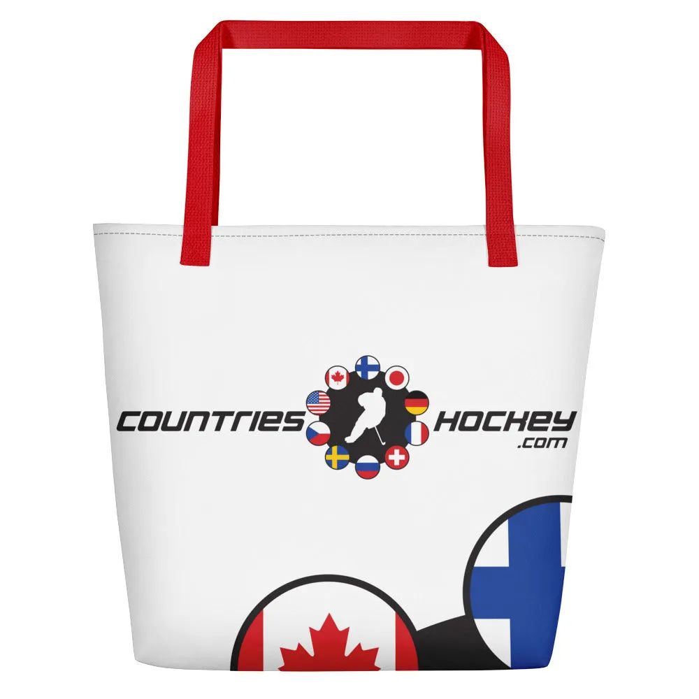 CountriesHockey.com Hockey & Lifestyle Beach Bag