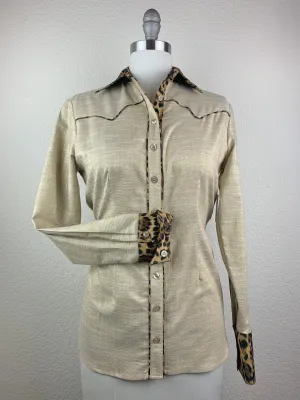 CR Western Pro Wild About Leopard Sparkling Champagne- FINAL SALE