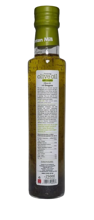 Cretan Mill Finishing Olive Oil with Oregano