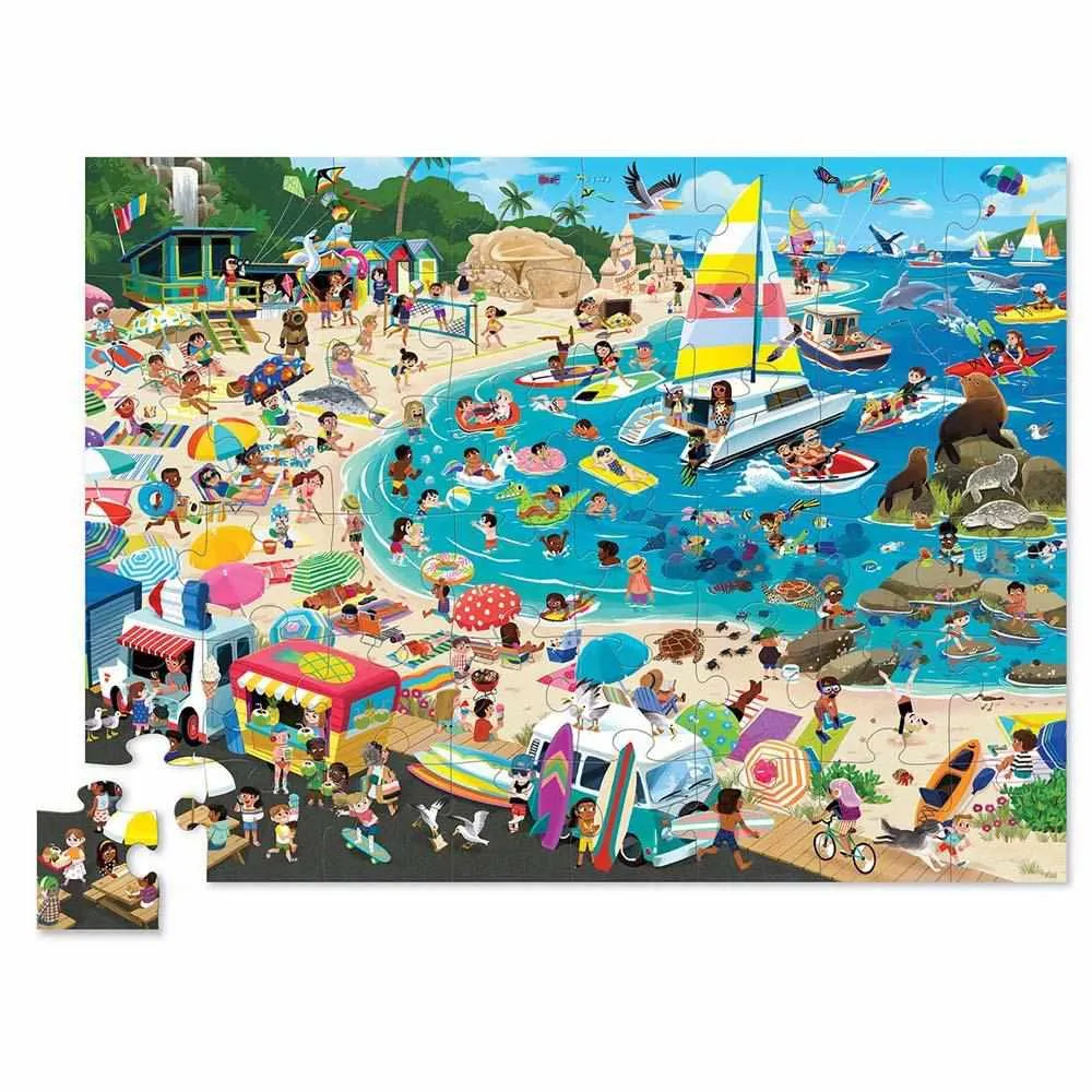 Crocodile Creek Day at the Beach Puzzle