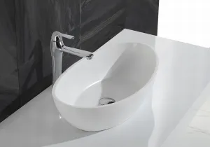 Curved Top Edge Basin - 620mm - B1307