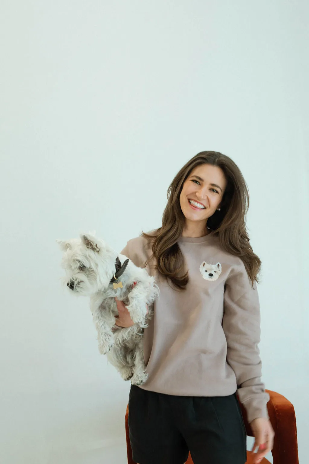 Custom Embroidered Sweatshirt | Clay