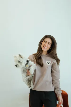 Custom Embroidered Sweatshirt | Clay