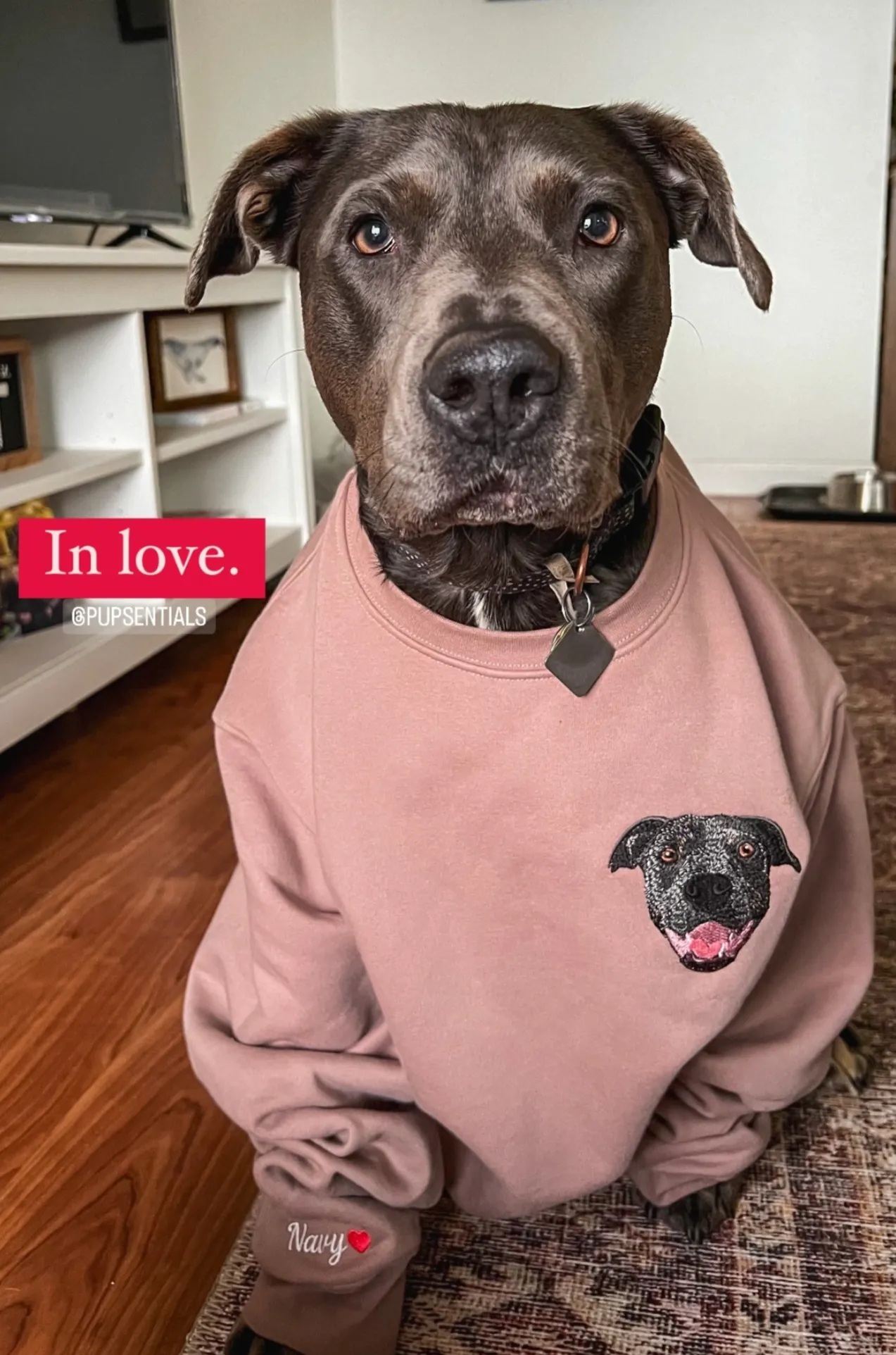 Custom Embroidered Sweatshirt | Clay