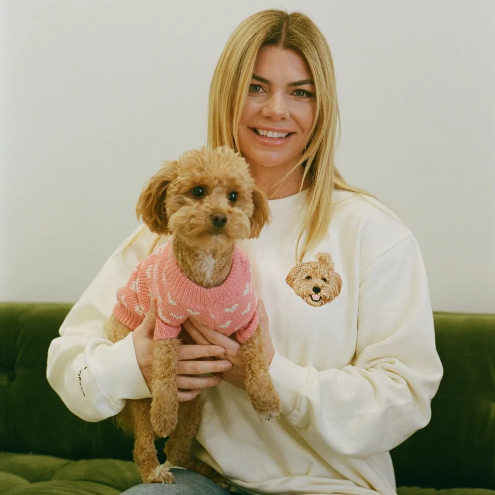 Custom Embroidered Sweatshirt | Ivory