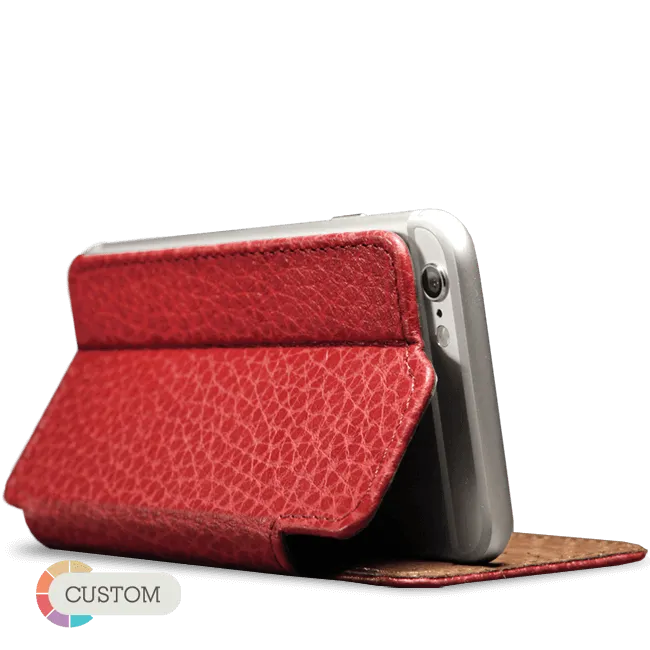 Customizable Nuova Pelle Stand Up - iPhone 6 Plus/6s Plus Leather Cover
