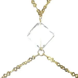 Czech Crystal Gold Body Chain