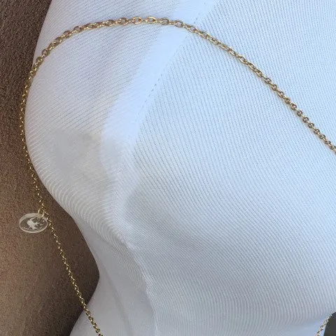 Czech Crystal Gold Body Chain