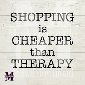 D0018 Shopping is Cheaper ... Digital Download