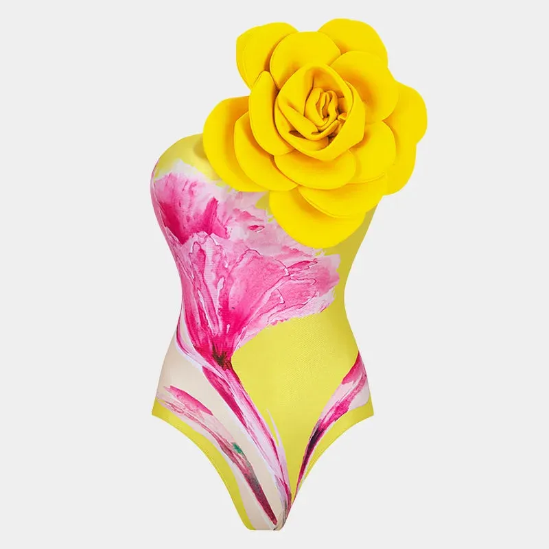 Daffodil one piece swimsuit