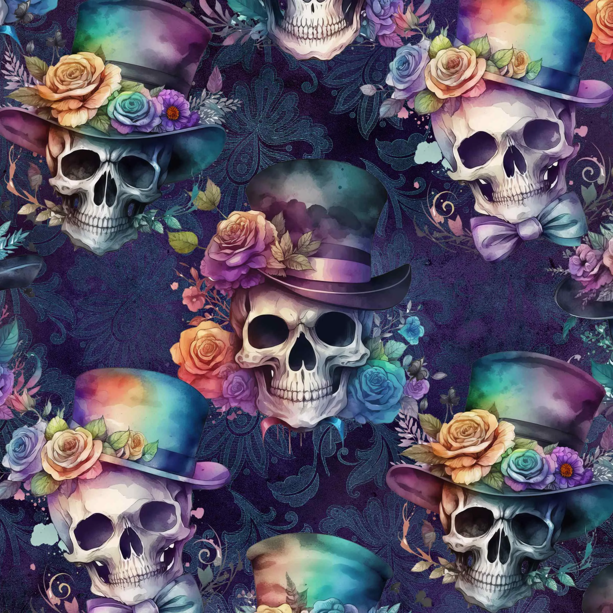 Dapper Deadheads - Skull Leggings