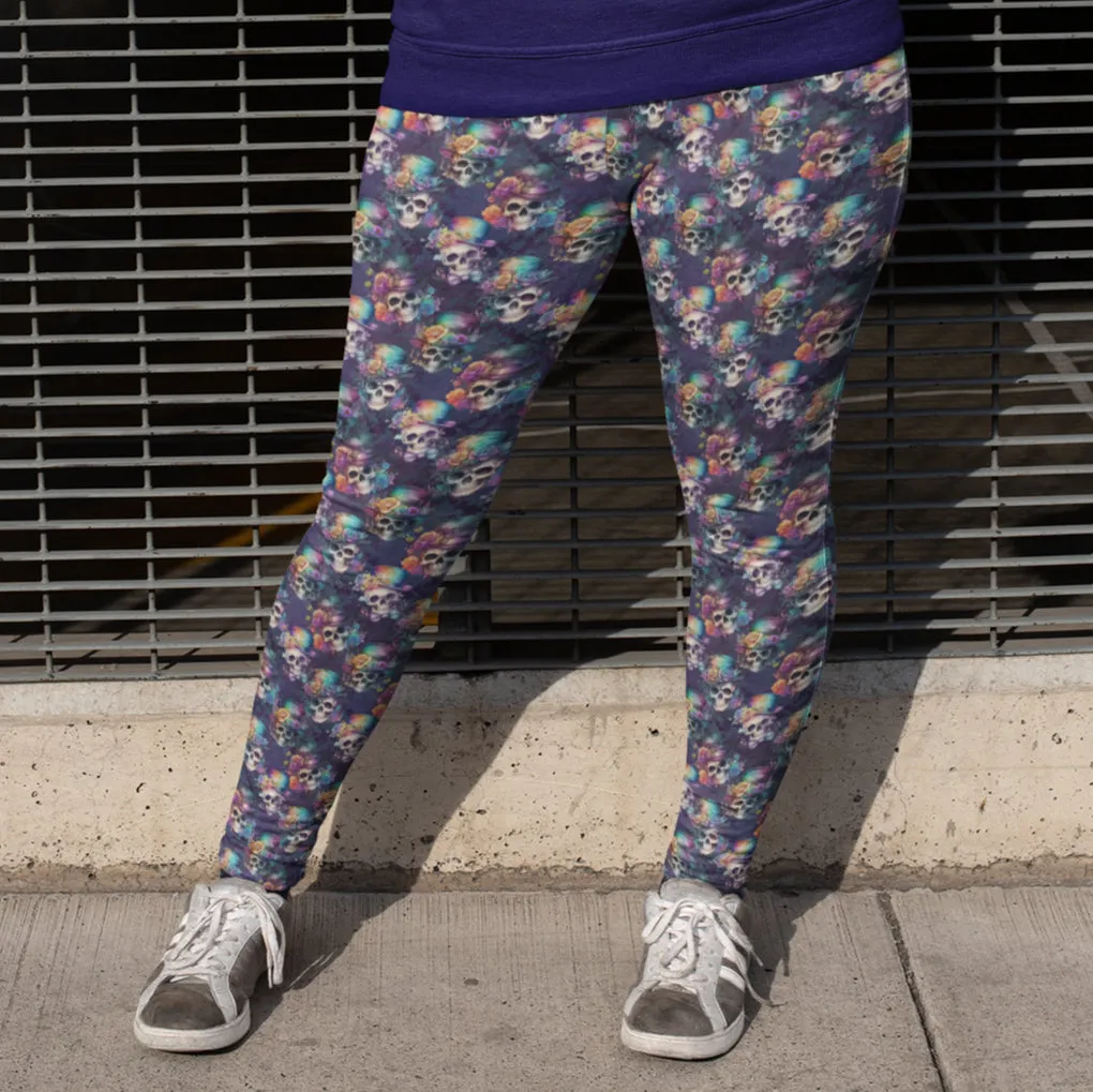Dapper Deadheads - Skull Leggings