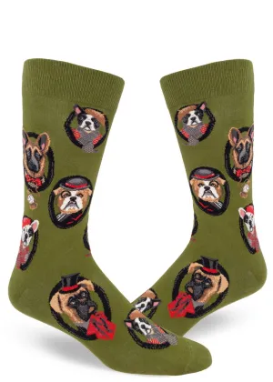Dapper Dogs - Men's Crew by Modsocks