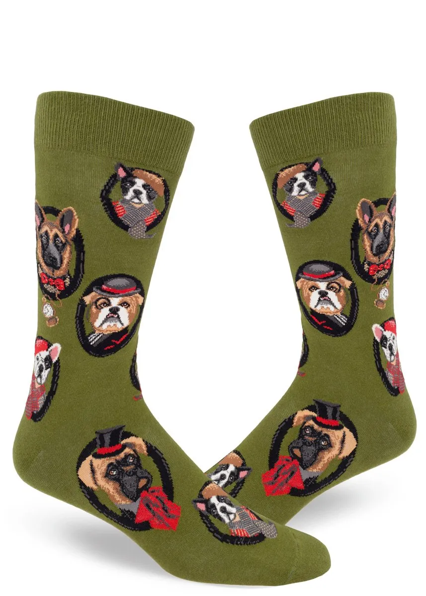 Dapper Dogs - Men's Crew by Modsocks