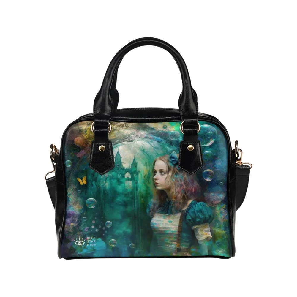 Dark Alice In Wonderland #9 Handbag, Bowler Bag Purse