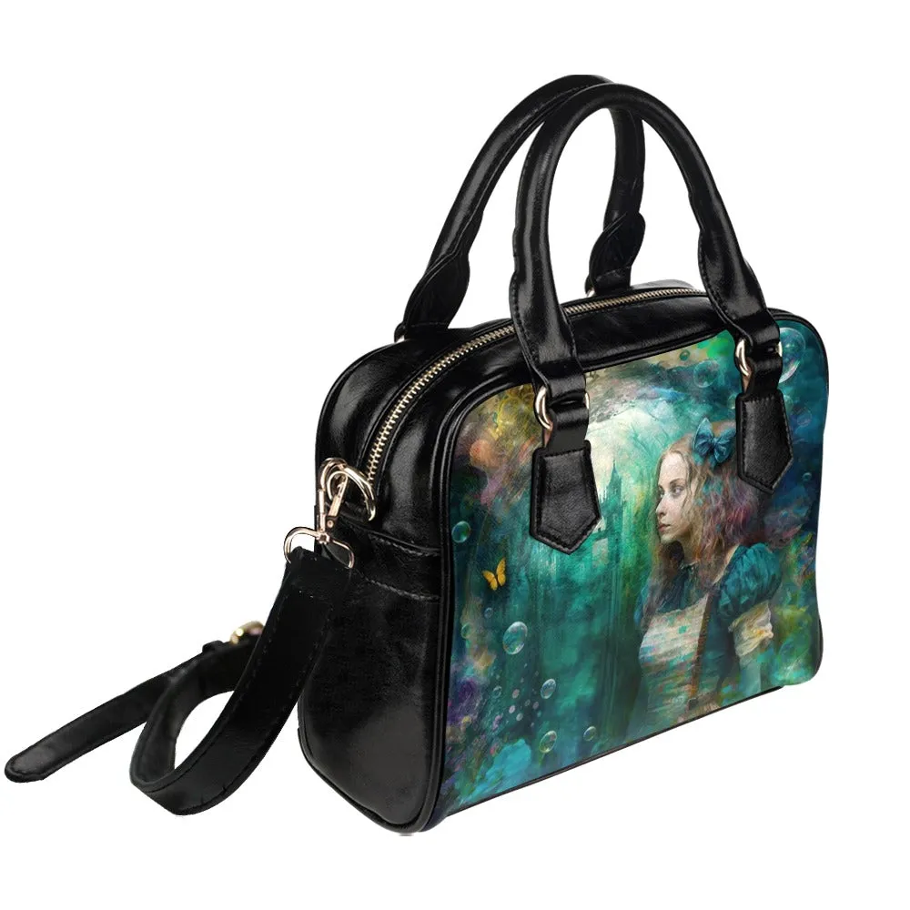 Dark Alice In Wonderland #9 Handbag, Bowler Bag Purse
