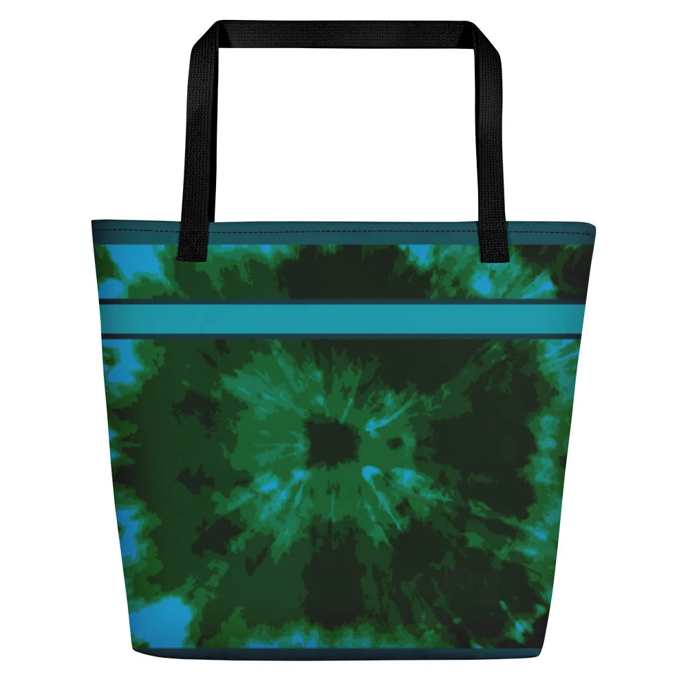 Dark Tie-Dye - Beach Bag