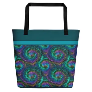 Dark Tie-Dye - Beach Bag
