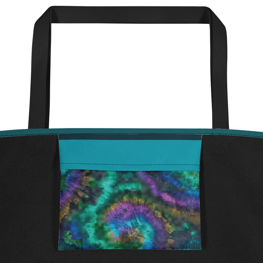 Dark Tie-Dye - Beach Bag