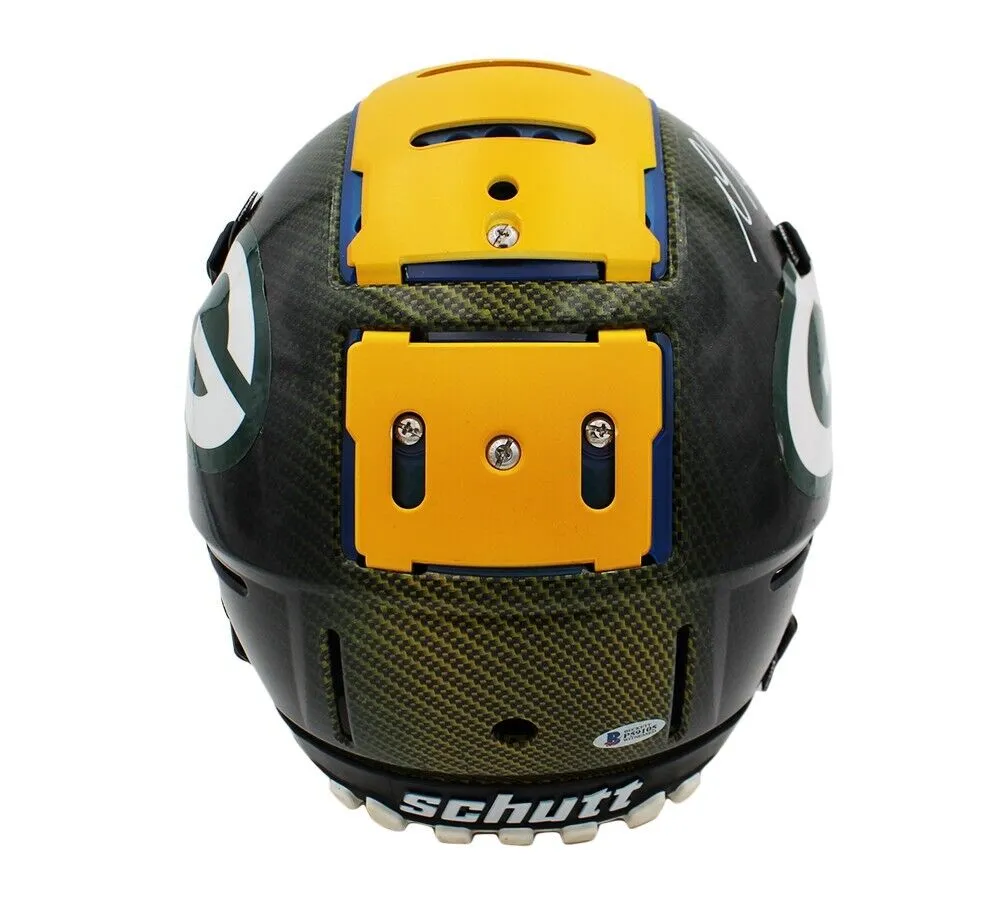 Davante Adams Signed Green Bay Packers Schutt F7 Authentic Custom NFL Helmet
