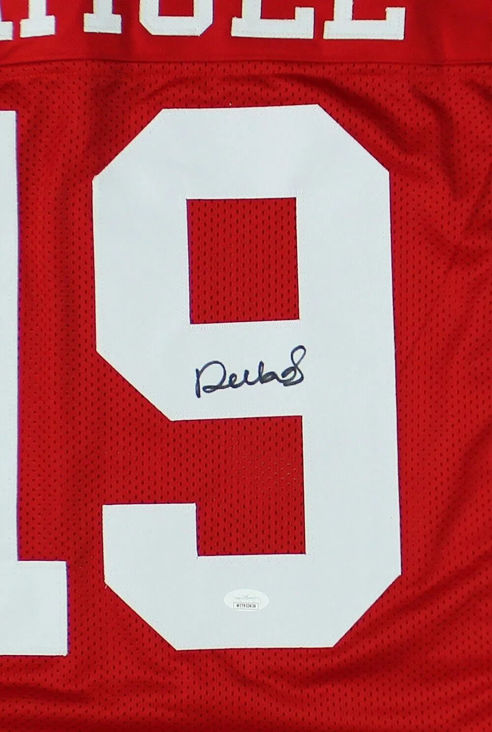 Deebo Samuel Signed San Francisco Custom Throwback Red Jersey