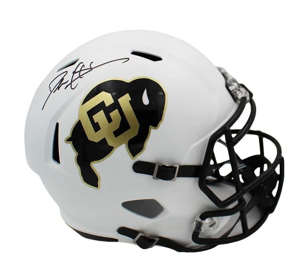 Deion Sanders Signed Colorado Buffaloes Speed Full Size NCAA Helmet