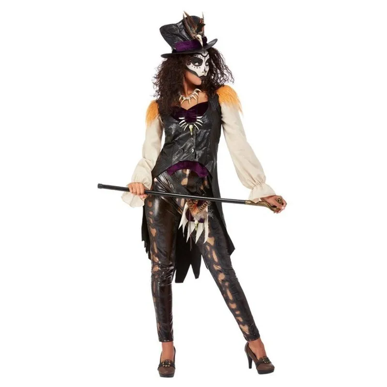 Deluxe Voodoo Witch Doctor Costume, Black