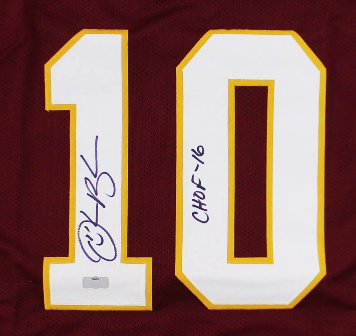 Derrick Brooks Signed Florida State University Custom Maroon Jersey W- "CHOF 16