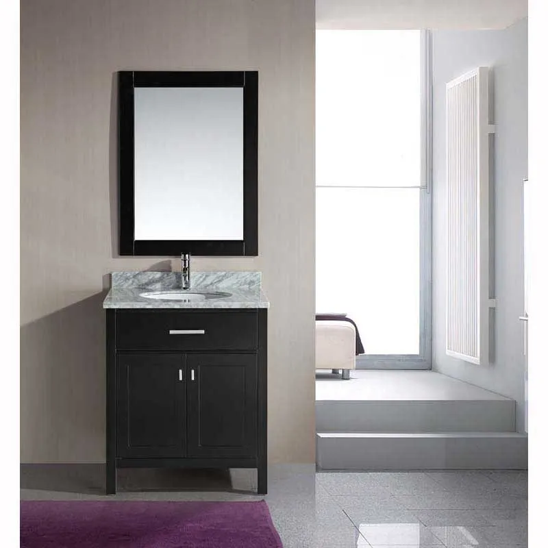 Design Element London 30" Single Sink Vanity Set in Espresso