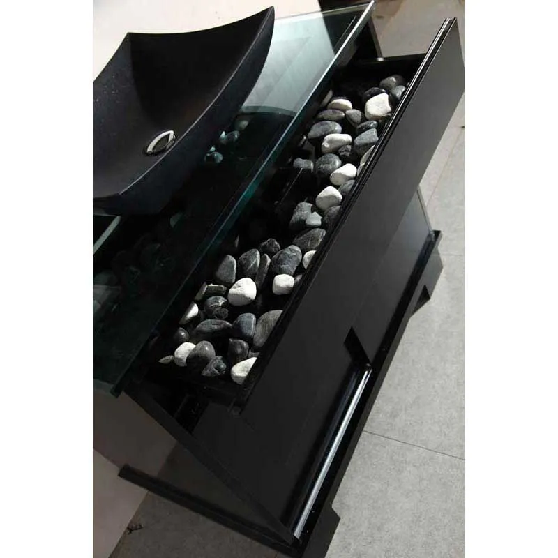 Design Element Oasis 36" Single Sink Vanity Set with Decorative Drawer in Espresso