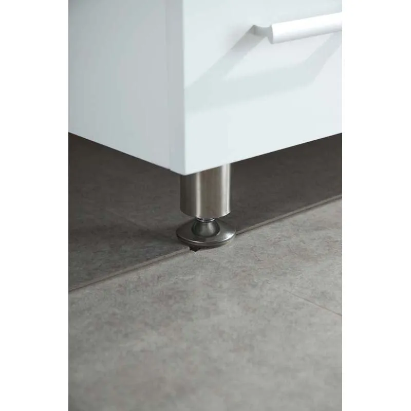 Design Element Stanton 48" Single Sink Vanity Set with Vessel Sink in White